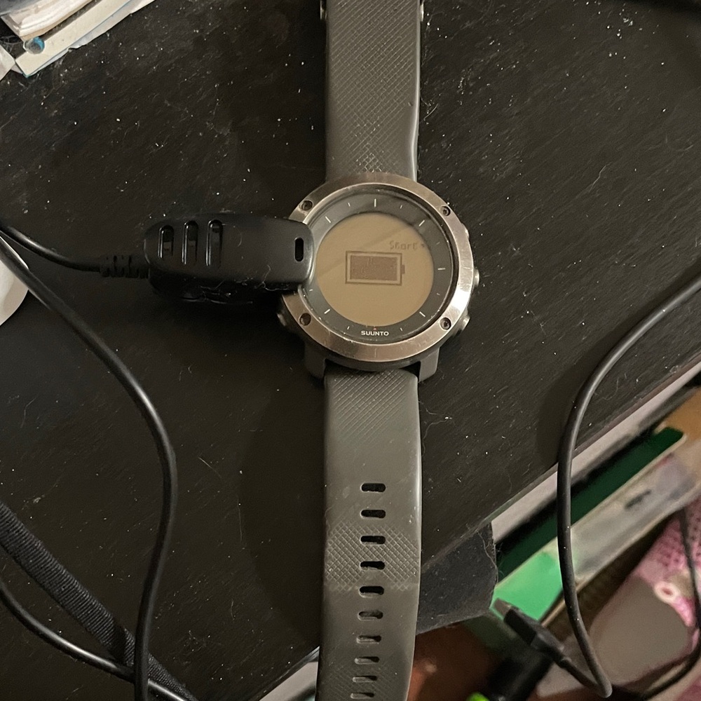 Suunto Black and Silver Smartwatch